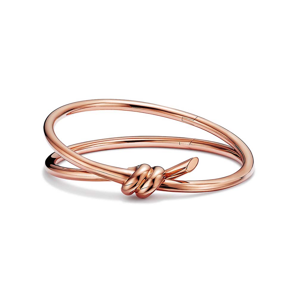 Bracelete de Duas Voltas em Ouro Rosa--0