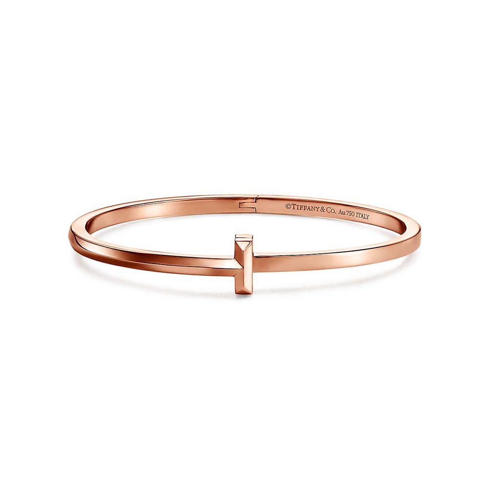 Bracelete T1 em Ouro Rosa--0