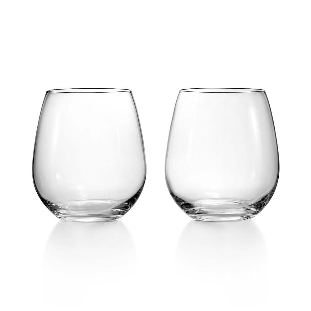 Conjunto de Dois Copos de Vinho Tiffany Home Essentials em Cristal--0