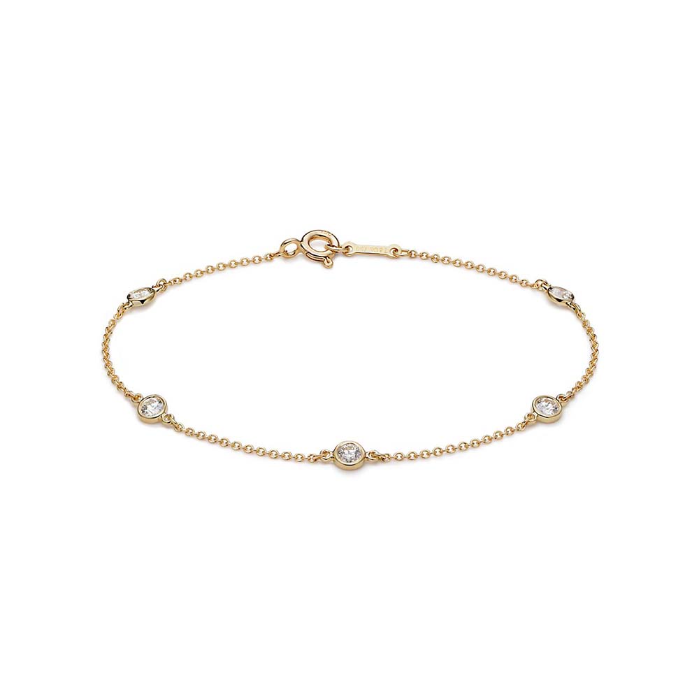 Pulseira Diamonds By The Yard™ em Ouro Amarelo com Diamantes--0